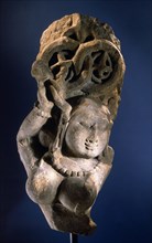 Statue fragment depicting a heavenly nymph