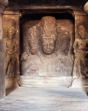 The Trimurti at the Temple of Shiva, Elephanta