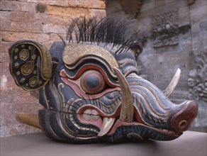 Barong Bangkung, a boars head variant of the Barong dance mask