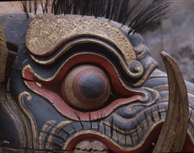 Barong Bangkung, a boars head variant of the Barong dance mask