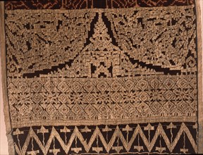 The most sacred of Balinese cloths, geringsing wayang kebo, are woven in only one village, using a complex double ikat technique unique in Indonesia