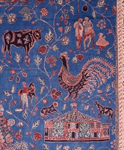 A detail of a batik sarong
