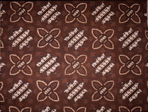 Detail of a batik kain with a design dating back to around 1900