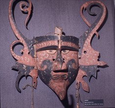 Mask known as hudo worn by Kenyah shaman in dances to contact spirits