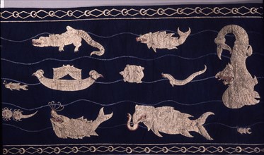 An extraordinary batik which was brought to Europe from China after the Boxer Rebellion at the turn of the century