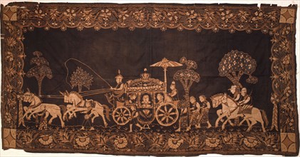A batik cloth panel made for the Dutch market