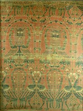 Textile with mythical animals and birds