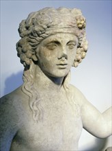 A statue of Bacchus, god of wine