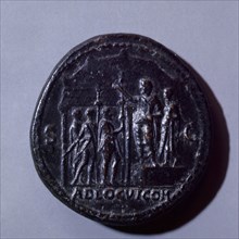 Coin of Nero, reverse side