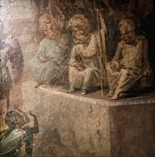 Detail from the painting depicting the Judgement of Solomon