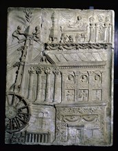 A relief from the tomb of the Haterii family