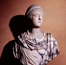 Marble portrait bust of Poppaea