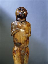An ivory figurine of a male