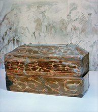 A casket excavated in 1931 from a tomb at Nangnangni, near Pyongyang