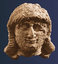 Terracotta head of a female