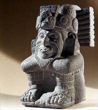 The Two Lord, Ometecuhtli who was both male and female and the supreme creative deity in the Aztec Pantheon