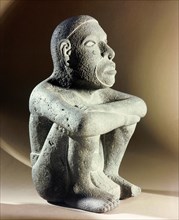 Seated figure, probably of Tonatiuh, the sun god