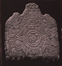 Relief showing Tlaloc as Lord of Tlalocan, identified by his four teeth