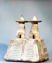 Model temple from northern Mexico