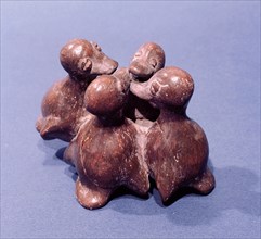 Four ducklings from a funerary compound