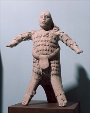 Standing figure of a warrior