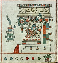 Detail of a page from the Codex Fejervary Mayer