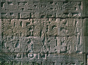 Relief from the south ball court at El Tajin panel 3