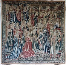 The tapestry Medea Bearing Gifts to Creon from the series The Story of Jason