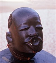 Mask used in dances accompanying male circumcision rites