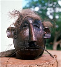 Mask used in dances accompanying male circumcision rites