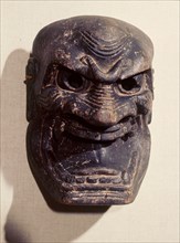 Demon mask from a Noh drama