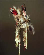 Natoas headdress which was worn by the Sacred Woman in the Blackfoot Sun dance