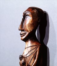 A female fertility figurine known as the Okvik Madonna