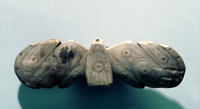 Winged object used as stabilizers on harpoon shafts