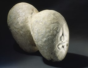 Anchor stone, punga, from a war canoe