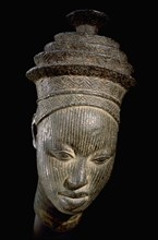 A miniature head rom an ancestral shrine
