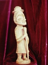 Benin ivory figure, probably depicting a European