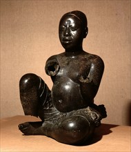 The legendary hero Tsoede is reputed to have brought this sculpture back to Nupe on his escape from Idah, the Igala capital, in the C16th
