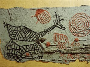 Decorated stone