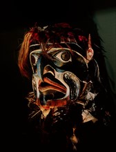 Kwakiutl hawk spirit mask from Alert Bay