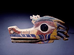 A box mask representing Haeitlik or Lightning Snake