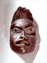 Shamans mask of carved wood