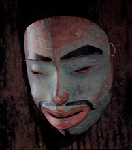 Mask in the form of a man with moustache