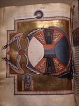 Illumination from Hildegard von Bingens Liber Divinorum Operum or Book of Divine Works, in which her visions are interpreted through Biblical exegesis