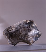 Jasper flint, may have been modified to suggest the form of a mans head