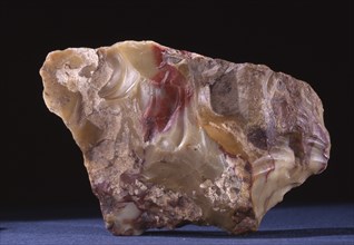 Petrified coral flint, may have been modified to suggest the form of a bird