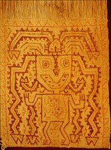 This textile is representative of the late pre Inca period on the central coast