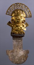 Ceremonial knife or tumi representing a Sican Lord