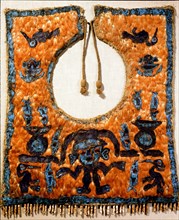Ceremonial poncho made of featherwork