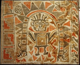 Large painted textiles such as this were designed, originally, as temple hangings